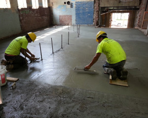 Concrete floors